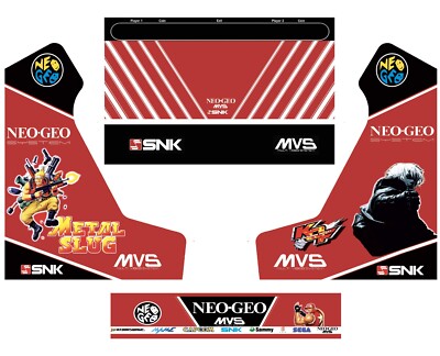 Stickers bartop Jack Modele 2 Autocollant borne d'arcade