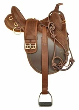 New Synthetic Australian Stock Saddle with Horn Set