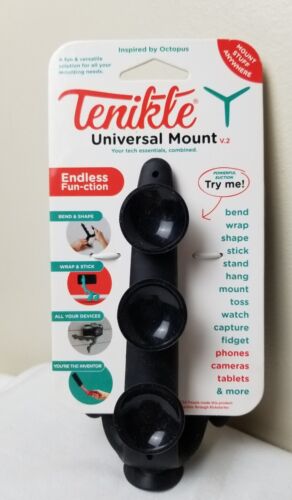 Tenikle Universal Mount V.2 Flexible Tripod Bendable Suction Cup Camera Phone - Picture 1 of 5