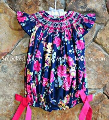 glamour 40th birthday dress Pink Buffalo Check Smocked Farm Dress Size 4T