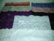 Lace see through Bandeau Bra Crop Tube Top Unlined 7 pack of colors  styles