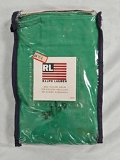 Pre Owned Vintage Ralph Lauren GREEN Pillow Sham Standard Size 20x26" 