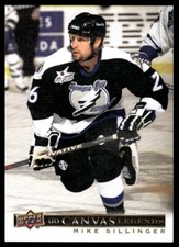 Mike Sillinger NHL CARD 2020-21 SP Signature Edition Legends UD Canvas #C-32