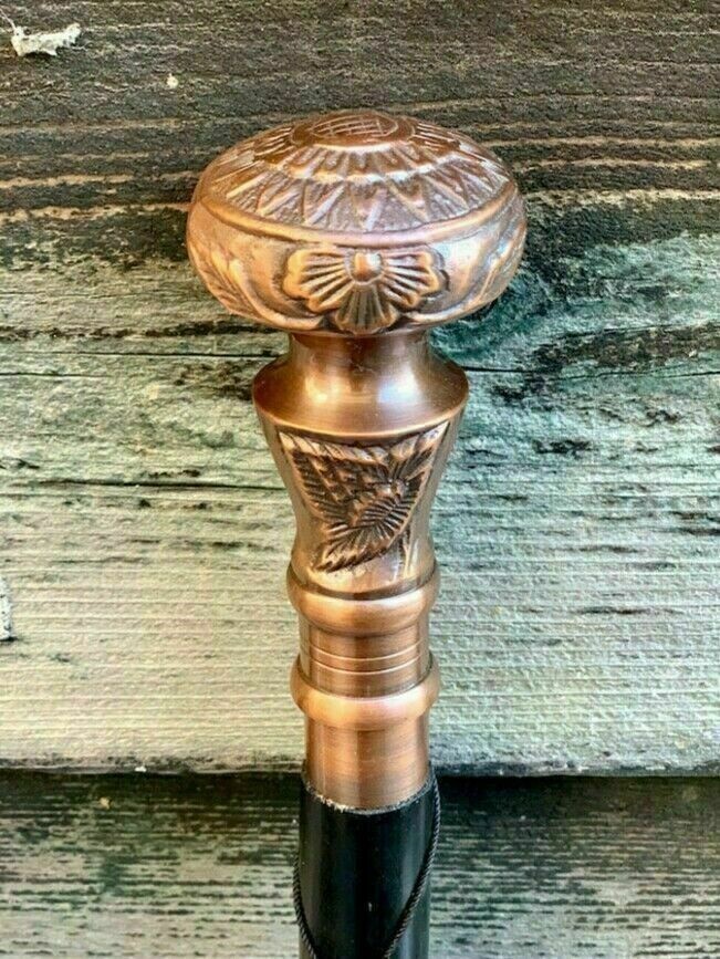 Solid Brass Knob Victorian Style Head Handle Anti… - image 8