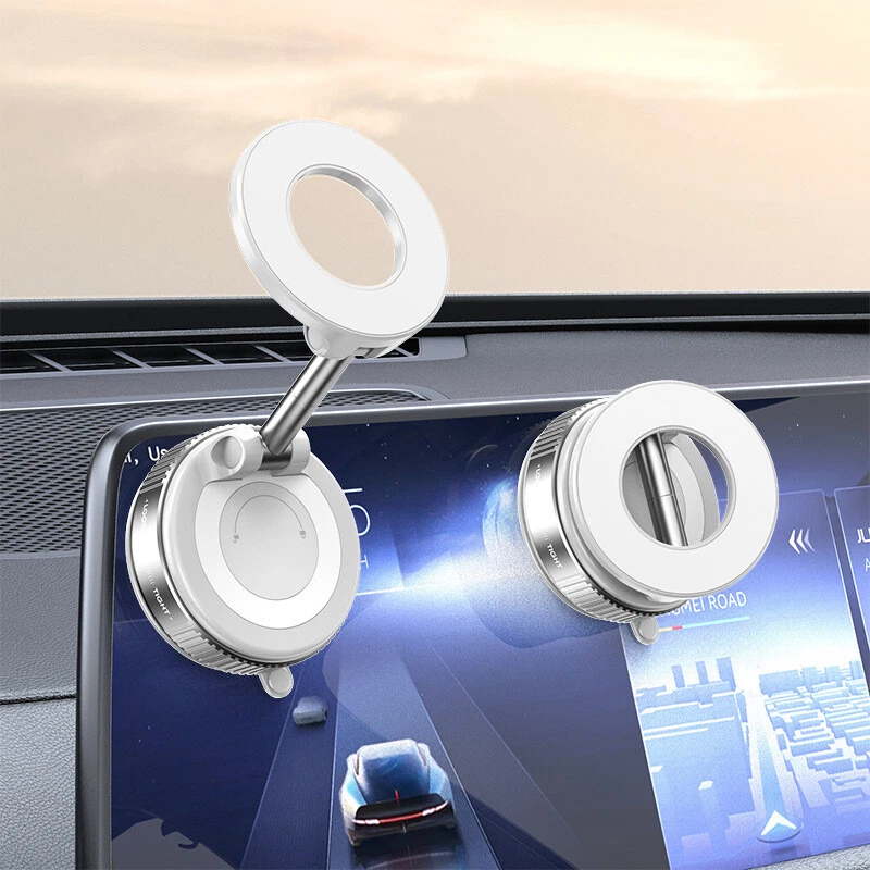 360° Magnetic Phone Holder Car Mount Stand For iPhone 17 16 15 14 13 12 Pro Max - Image 3 of 4