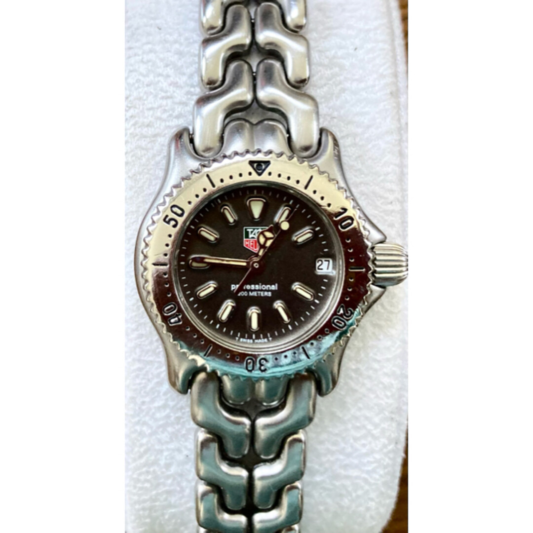 Tag Heuer Sel S99.208 Watch Ladies Quartz Round Gray Date 24mm 