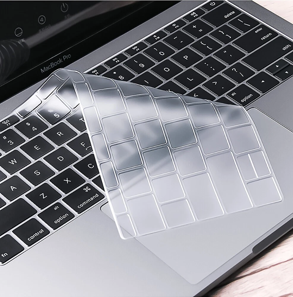 Cover Per Tastiera In Silicone Nera Per MacBook Pro 13/15 E Air 13 (modelli 2015 E Precedenti), Layout Norvegese - 4