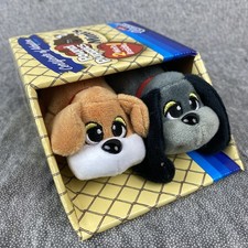 Pound Puppies Mini Classics 2-Pack Plush Puppies with Adoption Certificate NEW