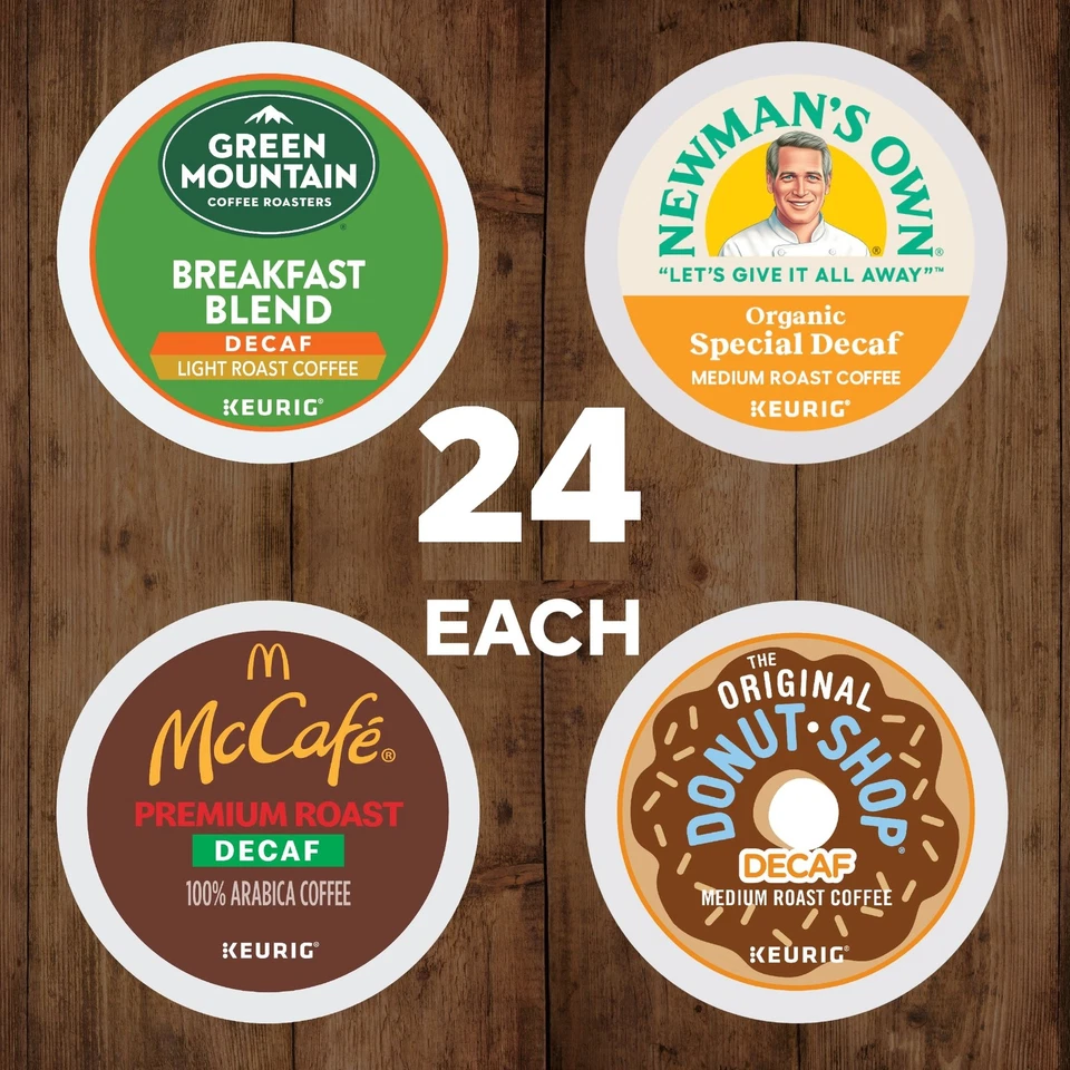 Keurig Decaf Coffee Variety Pack, Keurig K-Cup Pods, 96 Count - Image 2 of 3