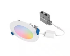 Halo HLB 4 in. Tunable White Slim Canless Smart Wi-Fi LED Recessed Downlight