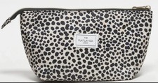 The Flat Lay Co Cheetah Print Makeup Cosmetic Zip Top bag  BNWT