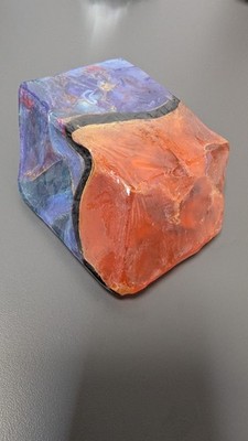 Seife, Soap Rock, 170g, Fire Opal - Peach Melon Gardenia, Vegan, Handgefertigt
