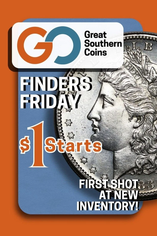 Finders Friday $1 n' Roll Rare Coin Auctions