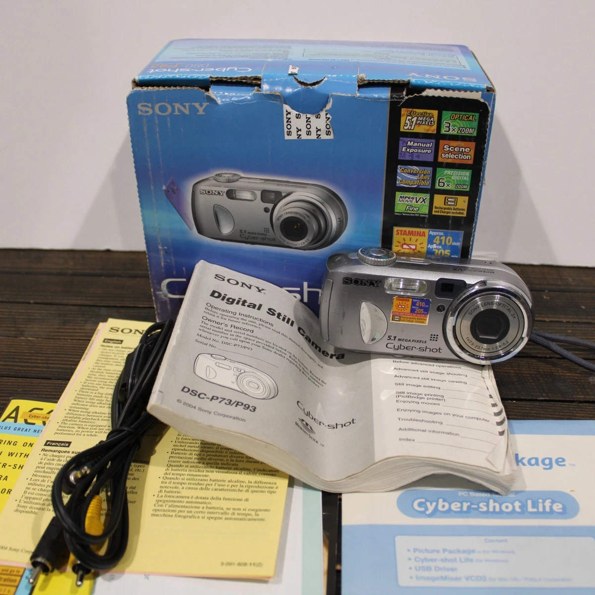 Sony Cyber-shot DSCP93 Digital Cameras for sale | eBay
