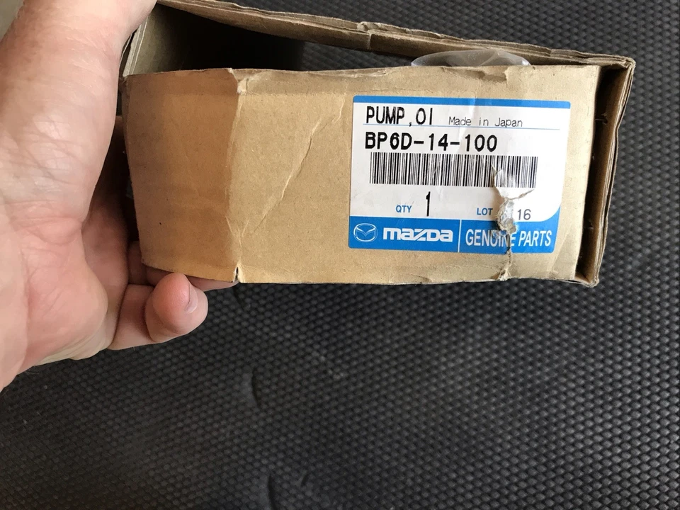 New Genuine Mazda Oil Pump Oil BP6D14100 / BP6D-14-100 OEM - Image 2 of 4
