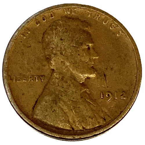 1912 P Lincoln Wheat Cent Penny Good Condition "Actual Coin Pictured" -1904