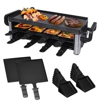 16 Personen Raclette | Tischgrill | Pizzagrill | PfäNnchen | Emailliert
