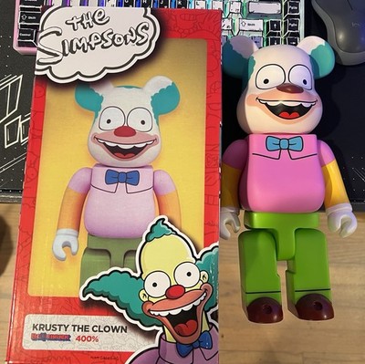 The Simpsons Krusty the Clown 400% Medicom Bear Brick Figure Possibly Rep