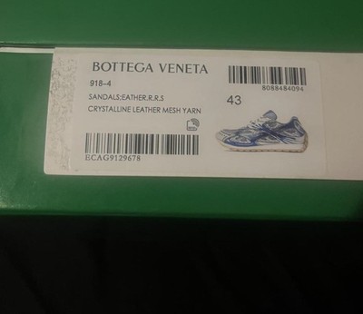Bottega Veneta Men’s Blue and Silver Athletic Sneaker Men main image 3
