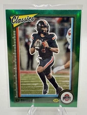 2023 Panini Chronicles Classics Draft Picks Cj Stroud - #2 Green Refractor
