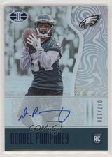 2017 Illusions Rookie Signs Trophy Collection Blue /100 Donnel Pumphrey Auto x5u