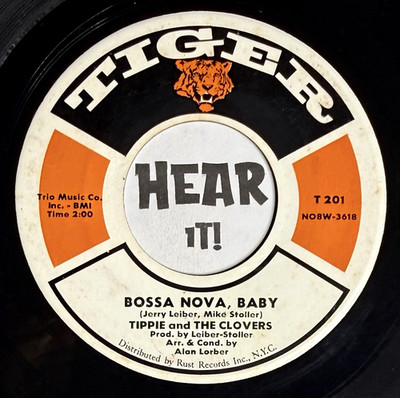 Hot Mod Northern Soul Party 45 TIPPIE & THE CLOVERS Bossa Nova Baby TIGER hear