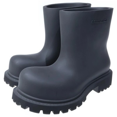 Balenciaga Size 38 Steroid Boots Rubber Boots Black Used Condition