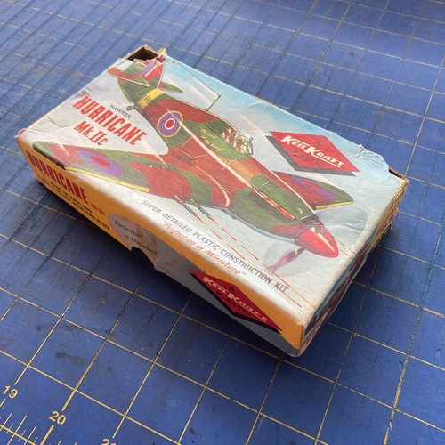 Vintage rare Keil Kraft Model Airplane Kit hawker hurricane MK2C ...
