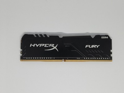 1x Kingston HyperX Fury 8GB DDR4-2666 DIMM