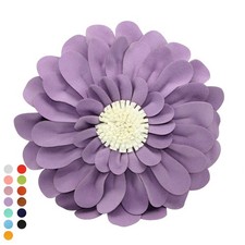 Decorative 3D Happy Daisy Flower Throw Pillow - Patented Shape Design for Hom...
