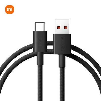 Xiaomi 6A 1 Meter Ladekabel USB-C kompatibel mit allen USB-C Geräten und iPhones