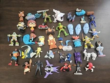 Assorted Lot of McDonald's Happy Meal Toys Lot of 39 Mixed Loose Parts Figures