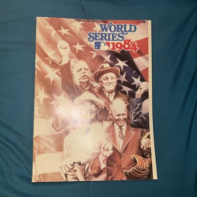 1984 World Series Program   Detroit Tigers vs Padres   Official Program - JFK 