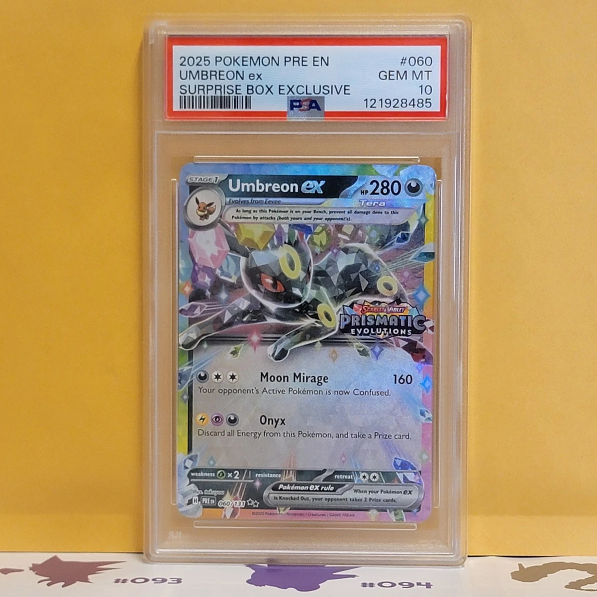 Preços baixos em Jogos de cartas colecionáveis individuais Umbreon