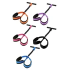 Pedal Resistance Band Sit up Exercise Pull Rope Indoor with Handle Tension Rope