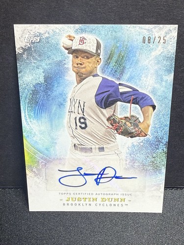 2017 Topps Pro Debut Baseball #WFA-JD Justin Dunn Auto /25 - Picture 1 of 2