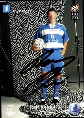 Autograph card footballer Ralf Keidel, MSV Duisburg, autograph - 11596525