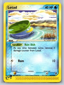 Lotad 66/100 EX Sandstorm Common Pokemon Card