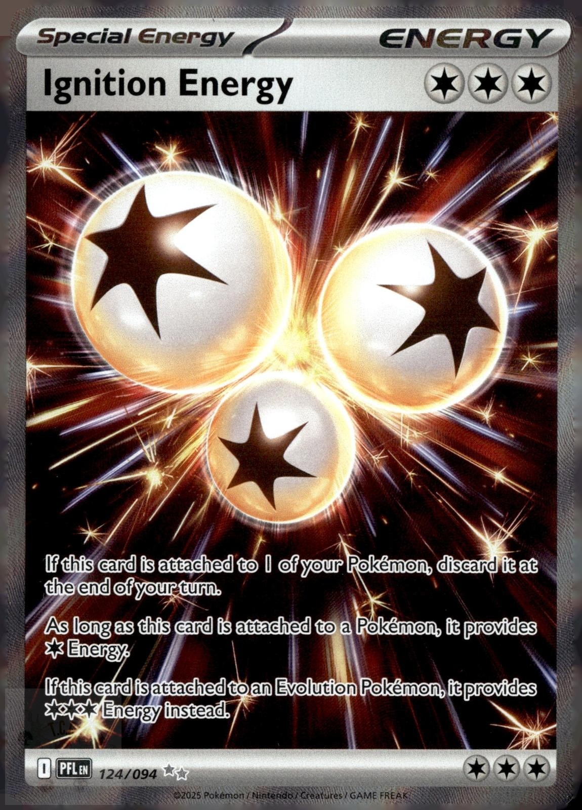 Ignition Energy 124/094 Ultra Rare Phantasmal Flames Pokemon Holo NM/M