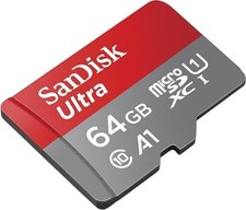 SanDisk Ultra Micro SD 64GB  Class 10 SDHC SDXC Memory Card & Adapter