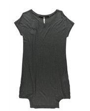 Kensie Womens Sweater Shift Dress,   Graphite Gray,  Large