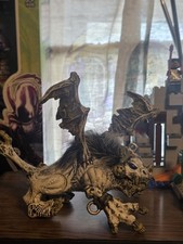 Mega Bloks Fire & Ice Dragons 9879 Krystal Wars Vorgan White Dragon w/ Wings Fur