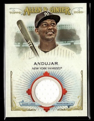 2020 Topps Allen & Ginter #FSRB-MA Miguel Andujar jersey card New York Yankees