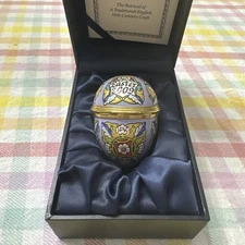 Halcyon Days Enamels Trinket Box Easter 2009