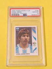 2006 Panini World Cup Germany Sticker #185 Lionel Messi PSA 10 GEM LOW POP 🐐 