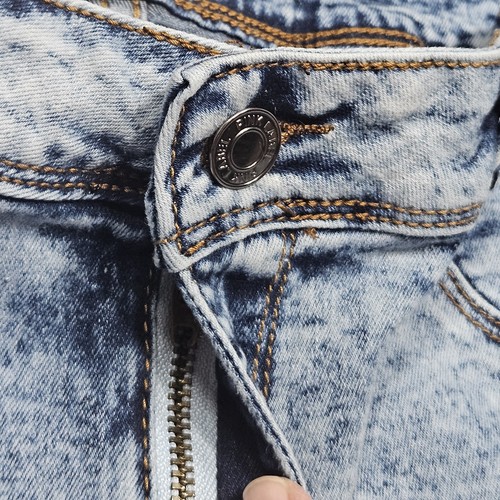 Pink Label Denim Co. Women Distressed Stretch Size 3X Elastic Pull On Jeans Plus - Picture 9 of 11