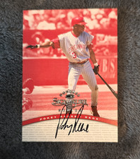 Donruss 1997 Signature Series Pokey Reese Autographed Cincinnati Reds Baseball