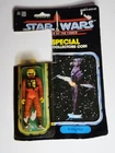 VINTAGE KENNER STAR WARS B-WING PILOT On Cut Card No Coin Action Figure