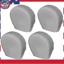 Explore Land Tire Covers 4 Pack - Universal Fit for Truck, SUV, RV