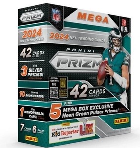 2024 Panini Prizm Football NFL Factory Sealed Mega Box